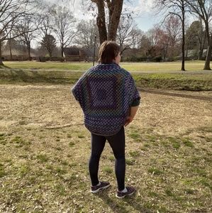 Handmade Crochetes Cacoon shrug